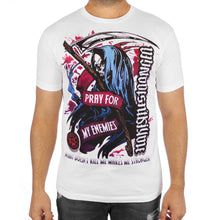 Load image into Gallery viewer, MEN&#39;S | What Doesn&#39;t Kill Me / Makes Me Stronger Ambigram | - White Short Sleeve T-Shirt

