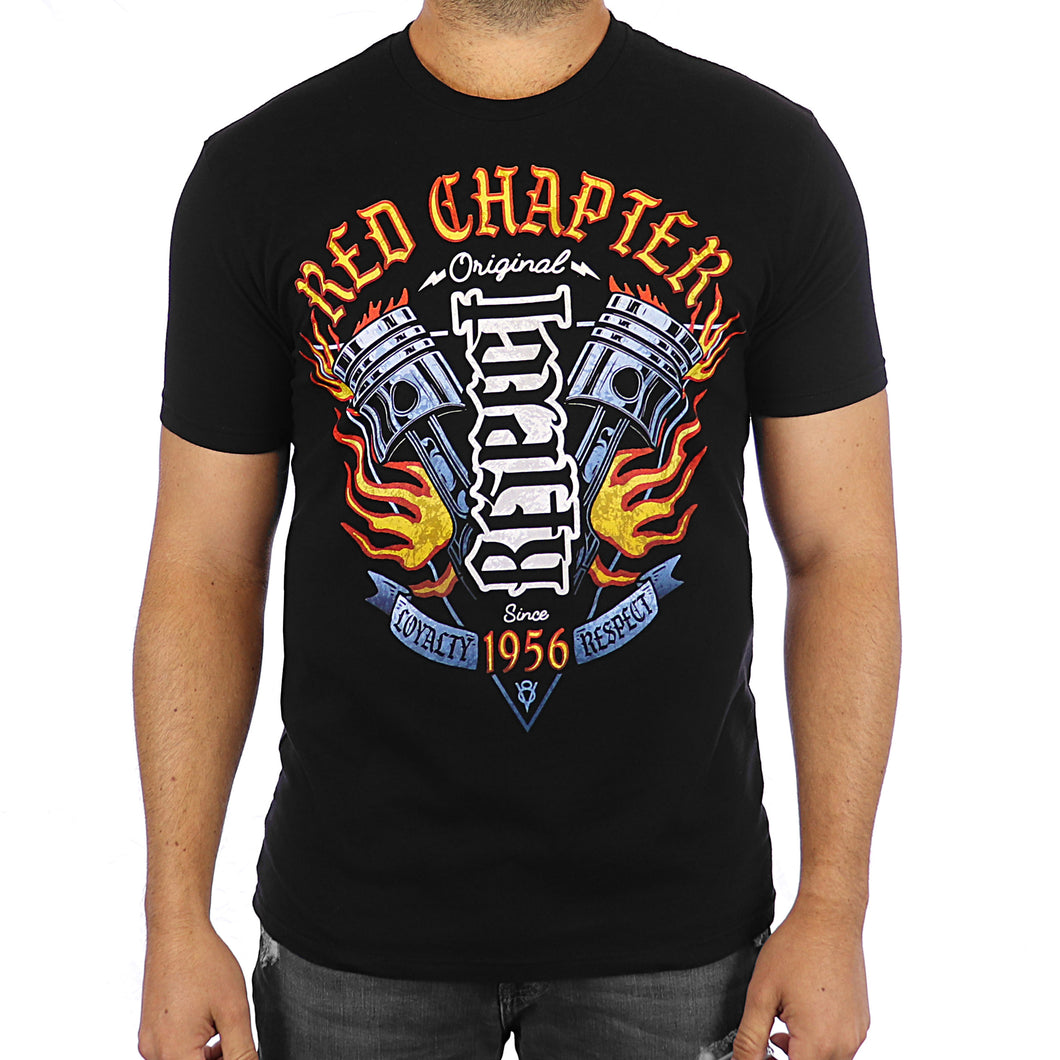 MEN'S | Loyalty / Respect Ambigram | - Black Short Sleeve T-Shirt