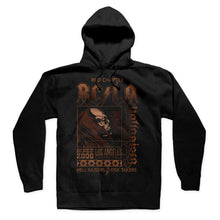 Load image into Gallery viewer, MEN'S | Risk Taker / Hell Raiser Ambigram | - Black Long Sleeve Hoodie