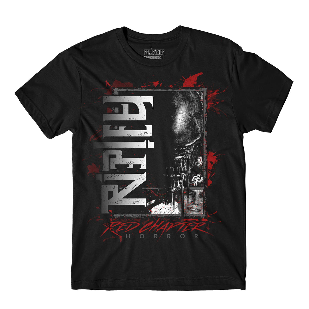 MEN'S HORROR | Alien / Ripley Ambigram | - Short Sleeve T-Shirt