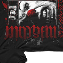 Load image into Gallery viewer, MEN&#39;S HORROR | Mischief / Mayhem Ambigram Pennywise | - Short Sleeve T-Shirt

