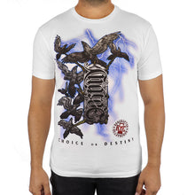 Load image into Gallery viewer, MEN&#39;S | Choice / Destiny Ambigram | - White Short Sleeve T-Shirt

