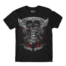 Load image into Gallery viewer, MEN&#39;S | Family / Forever Ambigram | - Black Short Sleeve T-Shirt

