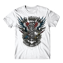 Load image into Gallery viewer, MEN&#39;S | Freedom / Liberty Ambigram | - White Short Sleeve T-Shirt
