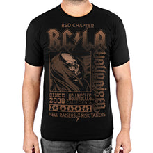 Load image into Gallery viewer, MEN&#39;S | Risk Taker / Hell Raiser Ambigram | - Black Short Sleeve T-Shirt
