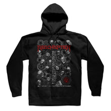 Load image into Gallery viewer, MEN&#39;S | What Doesn&#39;t Kill Me / Makes Me Stronger Ambigram | - Black Long Sleeve Hoodie
